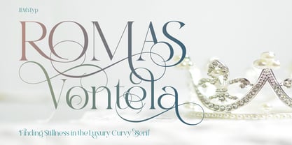 Romas Vontela Font Poster 1