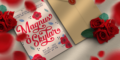 Floravine Romantic Font Poster 3