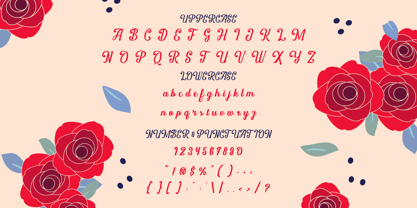 Floravine Romantic Font Poster 5