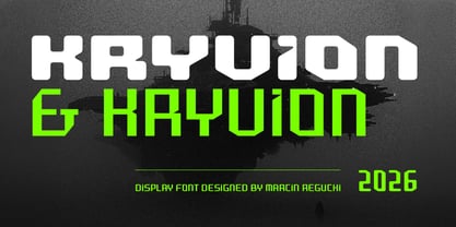 Kryvion Font Poster 1