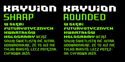 Kryvion Font Poster 7
