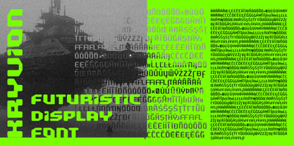 Kryvion Font Poster 2