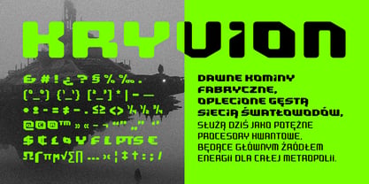 Kryvion Font Poster 3
