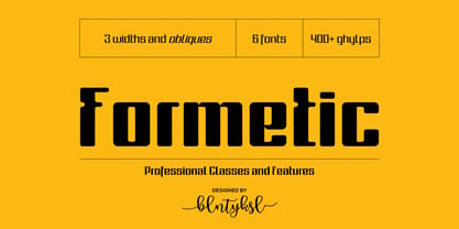 Formetic Font Poster 1