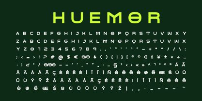Huemor Font Poster 5