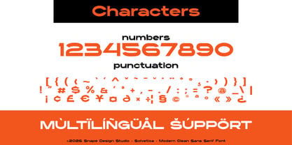 Solvetica Font Poster 4