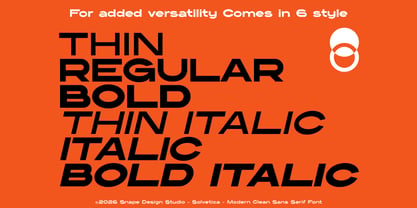 Solvetica Font Poster 6