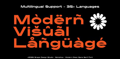 Solvetica Font Poster 7
