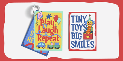 Play Block Font Poster 3