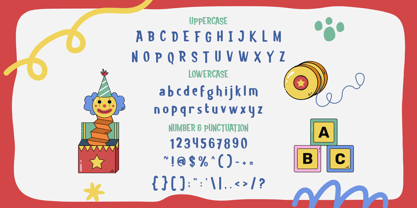 Play Block Font Poster 5
