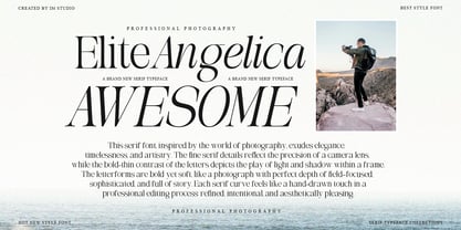 The Belvina Editorial Font Poster 11