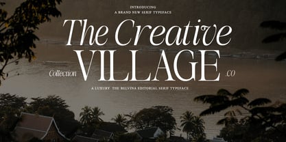 The Belvina Editorial Font Poster 6