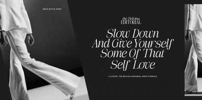 The Belvina Editorial Font Poster 10