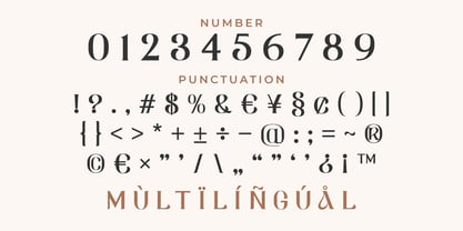 Avello Font Poster 6