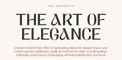 Avello Font Poster 2
