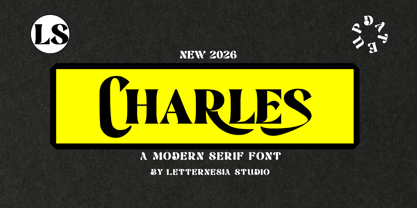 Lscharles Font Poster 1