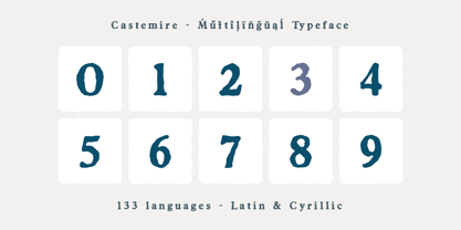 Castemire Font Poster 6