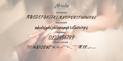 Morales Handwritten Font Poster 5