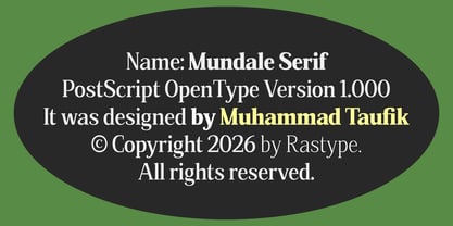 Mundale Font Poster 4