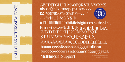 Holiday Sunset Font Poster 15