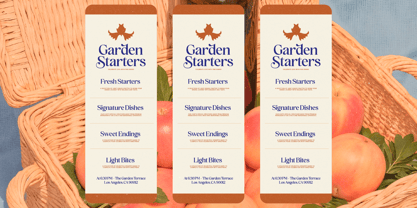 Holiday Sunset Font Poster 13