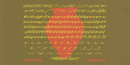 Wroteful Authentic Font Poster 15