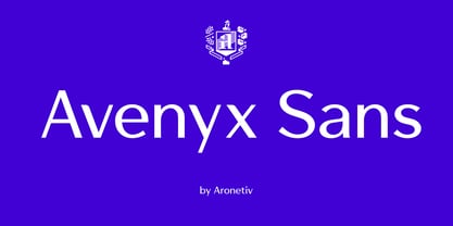 Avenyx Sans Font Poster 1