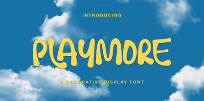 Playmore Font Poster 1