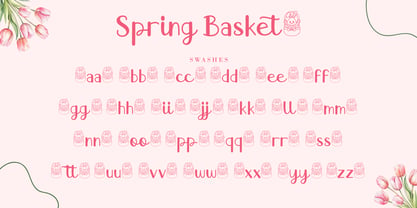 Spring Basket Font Poster 9