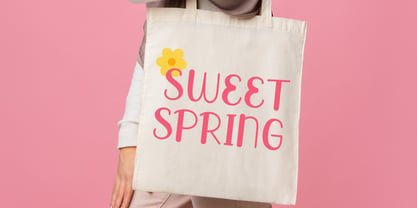 Spring Basket Font Poster 5