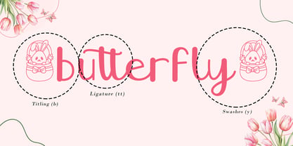 Spring Basket Font Poster 7