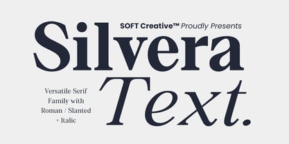 Silvera Text Font Poster 1