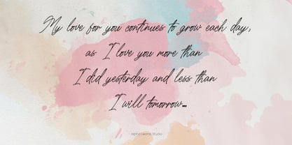 Billams Signature Font Poster 7
