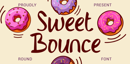 Sweet Bounce Font Poster 1