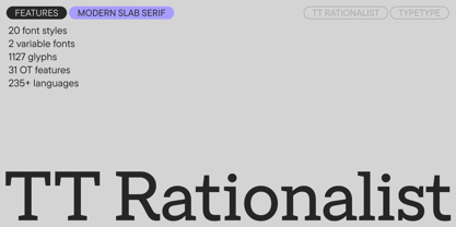 TT Rationalist Font Poster 1