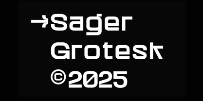 Sager Grotesk Font Poster 1