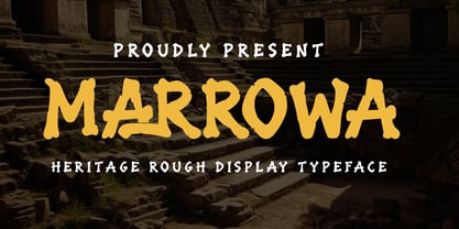 Marrowa Font Poster 1