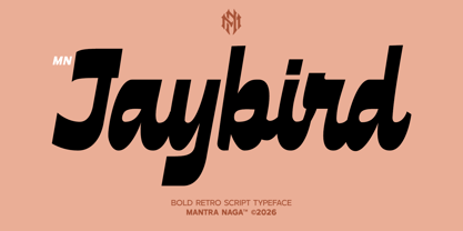 MN Jaybird Font Poster 1