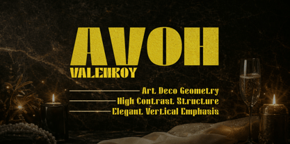 Valenroy Font Poster 3