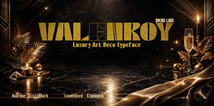 Valenroy Font Poster 1