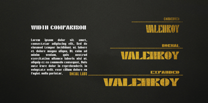 Valenroy Font Poster 4