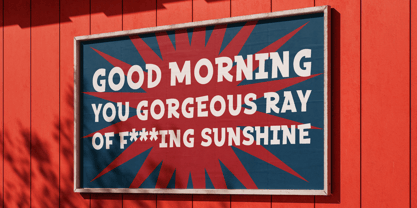 Bakerman Slab Font Poster 2