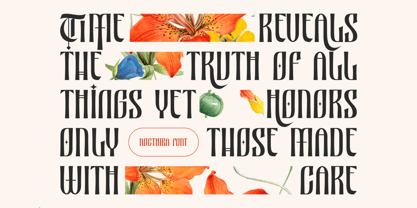 Nocthira Font Poster 3