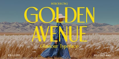 Golden Avenue Font Poster 1