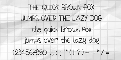 Homework Ballpoint Font Poster 4