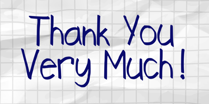 Homework Ballpoint Font Poster 5