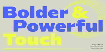 Polyguard Font Poster 7
