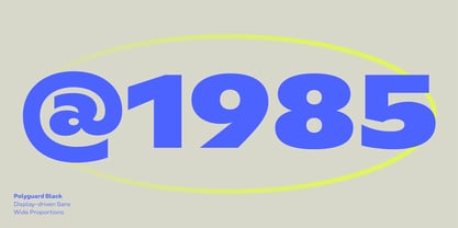 Polyguard Font Poster 13