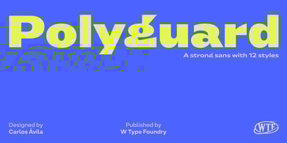 Polyguard Font Poster 1