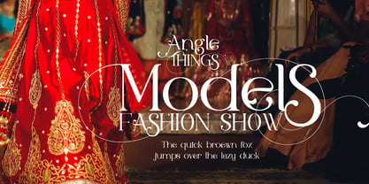 Angle Things Font Poster 6